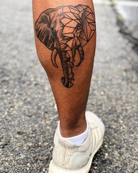 tatuaje de elefante