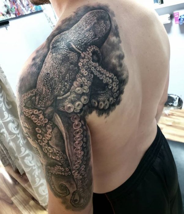 tatuaje de pulpo