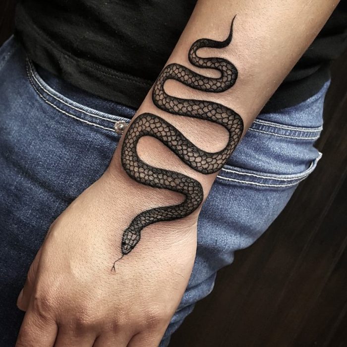 tatuaje de serpiente