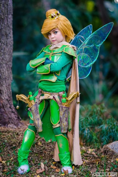 Cosplay de Campanita combinado con Star Wars