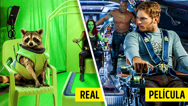 20 Tomas fotográficas excepcionales que muestran cómo los efectos especiales transforman nuestras películas favoritas por completo