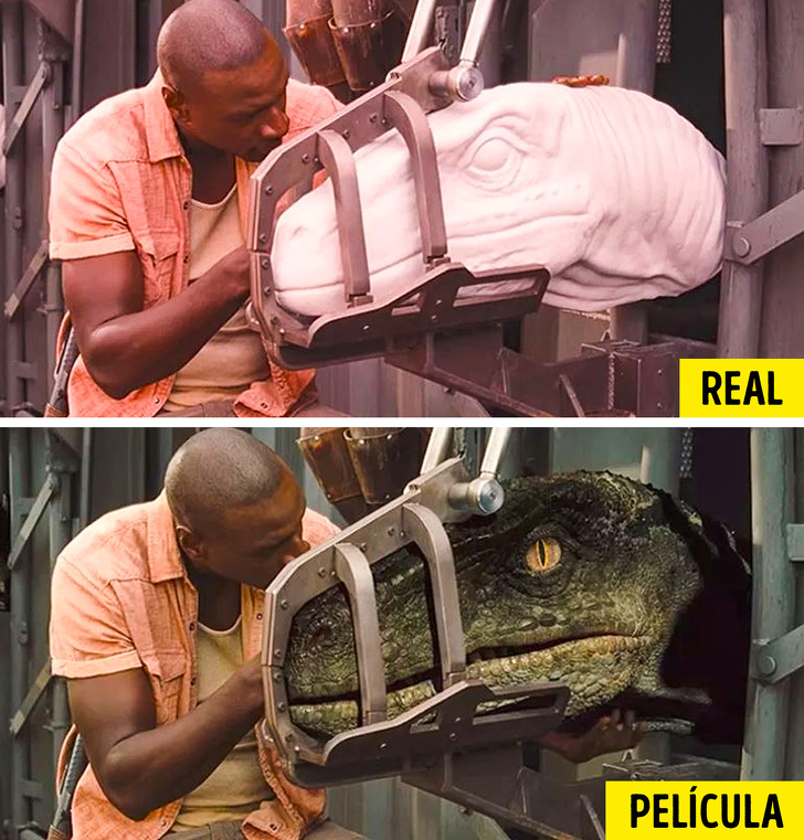 20 Tomas fotográficas excepcionales que muestran cómo los efectos especiales transforman nuestras películas favoritas por completo