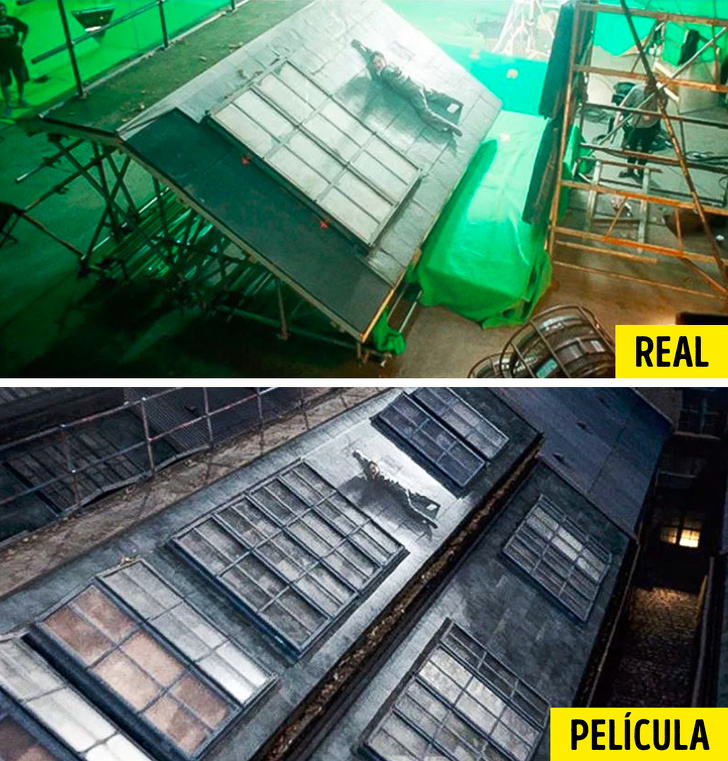 20 Tomas fotográficas excepcionales que muestran cómo los efectos especiales transforman nuestras películas favoritas por completo