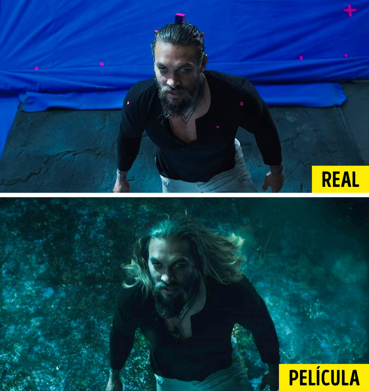 20 Tomas fotográficas excepcionales que muestran cómo los efectos especiales transforman nuestras películas favoritas por completo