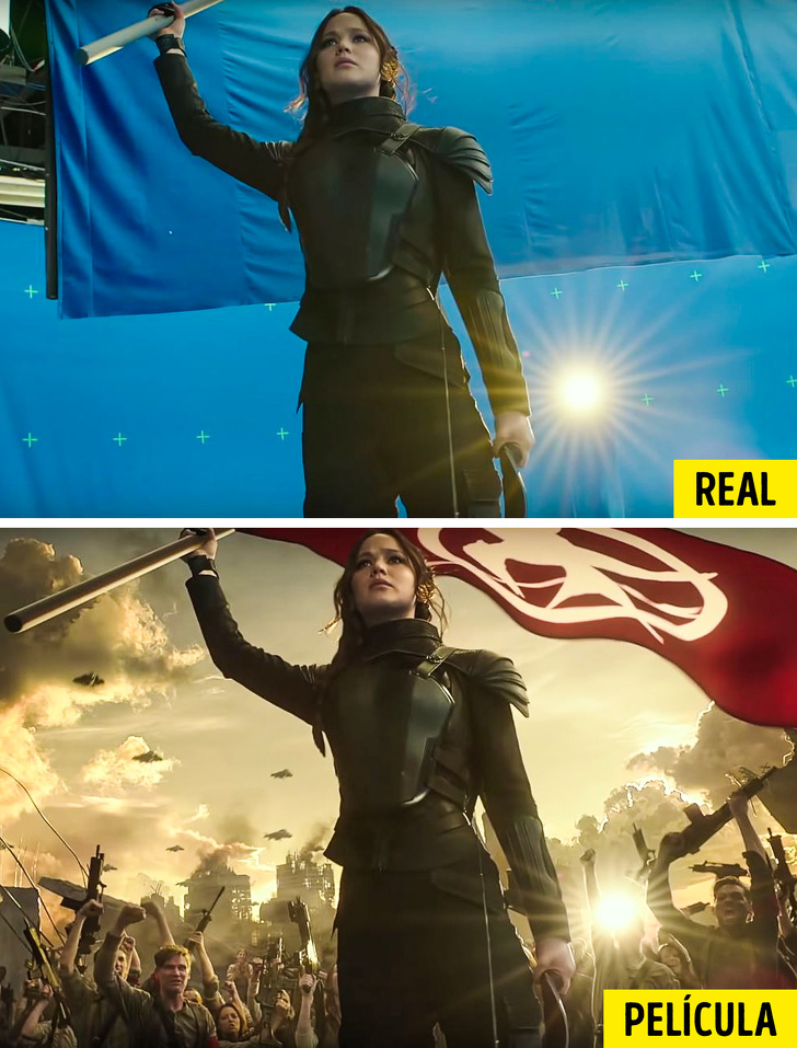 20 Tomas fotográficas excepcionales que muestran cómo los efectos especiales transforman nuestras películas favoritas por completo