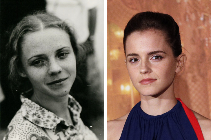 15 Famosos que se parecen a personas en fotos antiguas, lo cual es inquietante