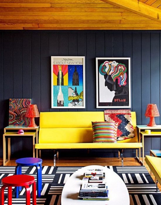 sala colorida