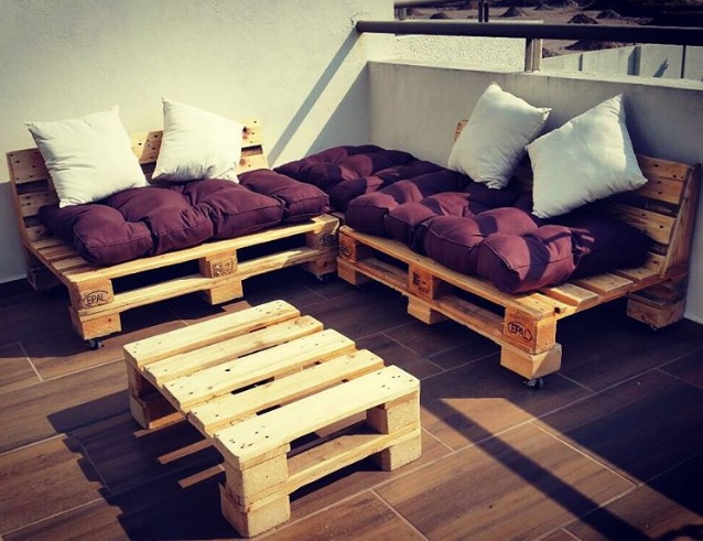 muebles hechos con tarimas