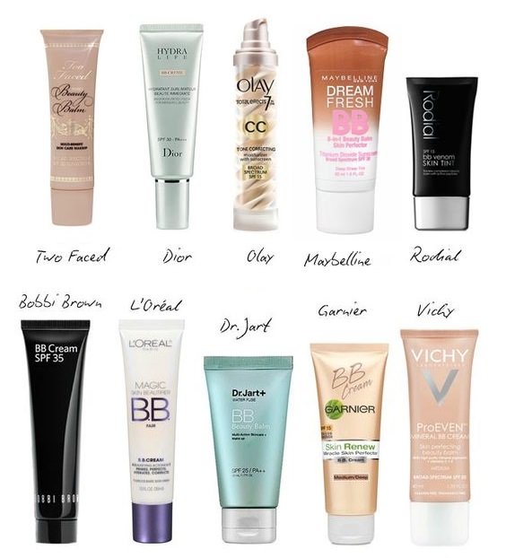 guia de BB Cream comerciales