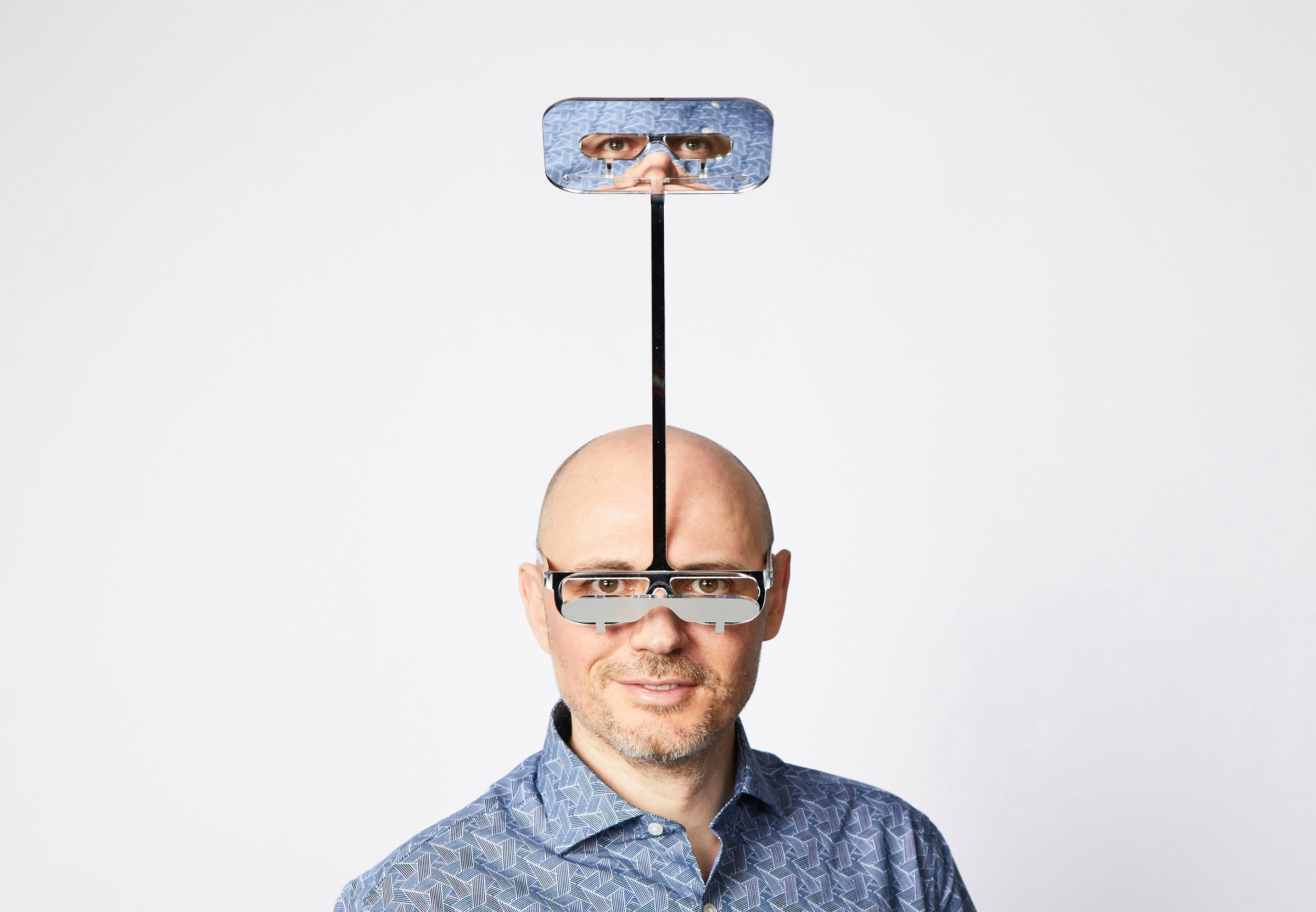 London-based designer Dominic Wilcox has created the One Foot Taller glasses for people who are too short at gigs