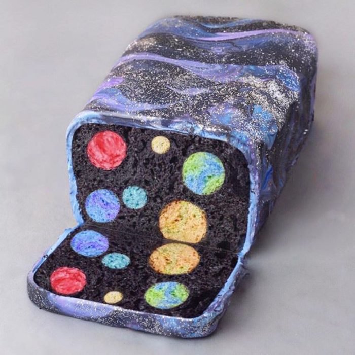 pastel de universo