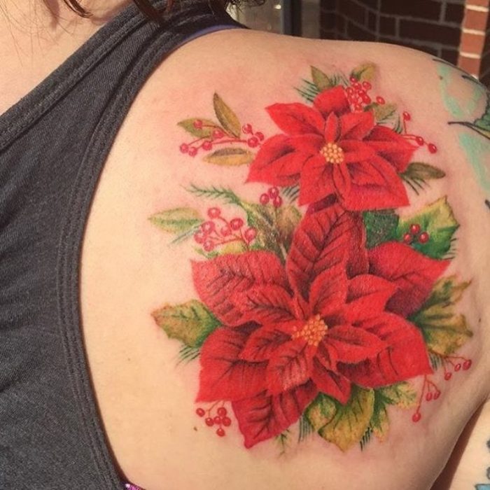 tatuaje de nochebuena