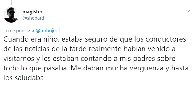 Comentarios en Twitter que las personas creían cuando eran niños 