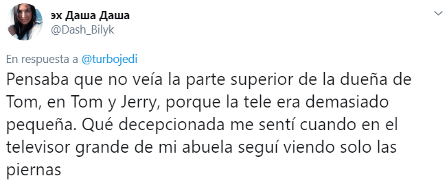 Comentarios en Twitter que las personas creían cuando eran niños 