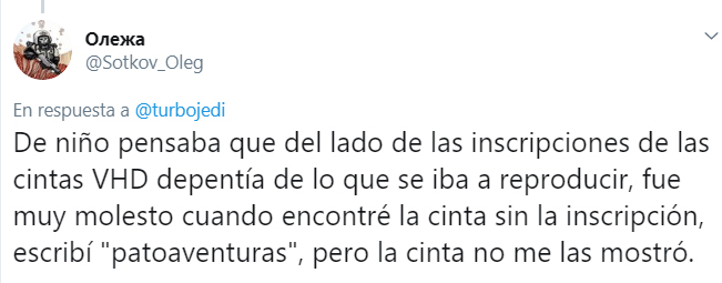 Comentarios en Twitter que las personas creían cuando eran niños 