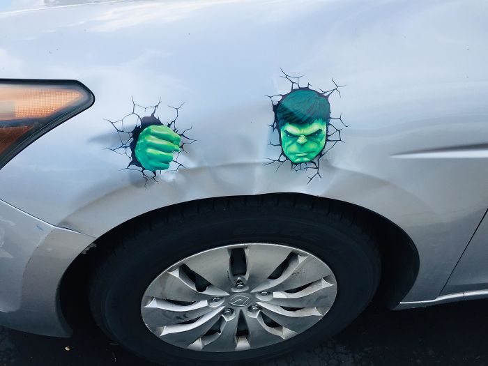 Nice Way To Cover Up The Dents Nice Way To Cover Up The Dents