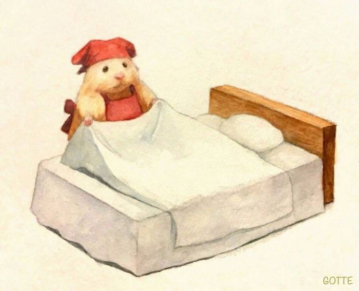 Artist Illustrates The Typical Life Of A Japanese Hamster And The Result Is Very Cute Artist Illustrates The Typical Life Of A Japanese Hamster And The Result Is Very Cute