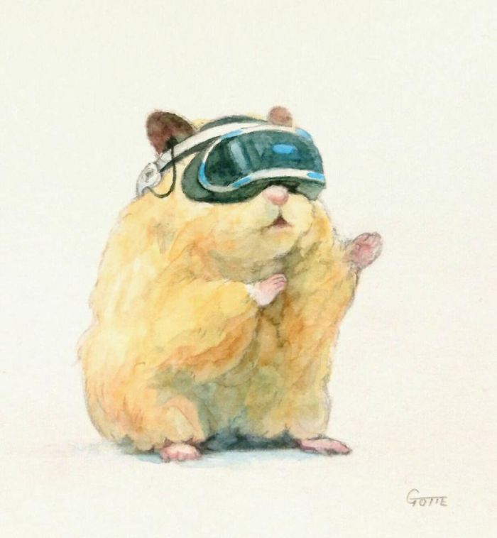 Artist Illustrates The Typical Life Of A Japanese Hamster And The Result Is Very Cute Artist Illustrates The Typical Life Of A Japanese Hamster And The Result Is Very Cute