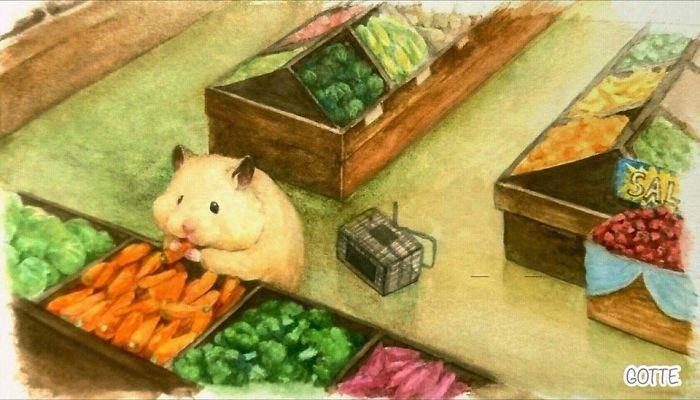 Artist Illustrates The Typical Life Of A Japanese Hamster And The Result Is Very Cute Artist Illustrates The Typical Life Of A Japanese Hamster And The Result Is Very Cute