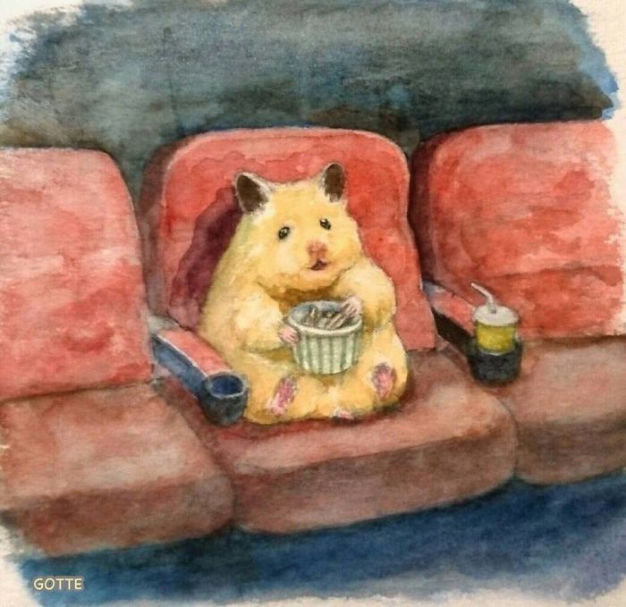 Artist Illustrates The Typical Life Of A Japanese Hamster And The Result Is Very Cute Artist Illustrates The Typical Life Of A Japanese Hamster And The Result Is Very Cute