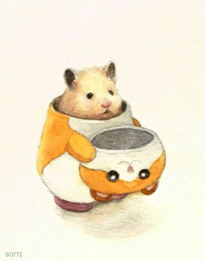 Artist Illustrates The Typical Life Of A Japanese Hamster And The Result Is Very Cute Artist Illustrates The Typical Life Of A Japanese Hamster And The Result Is Very Cute