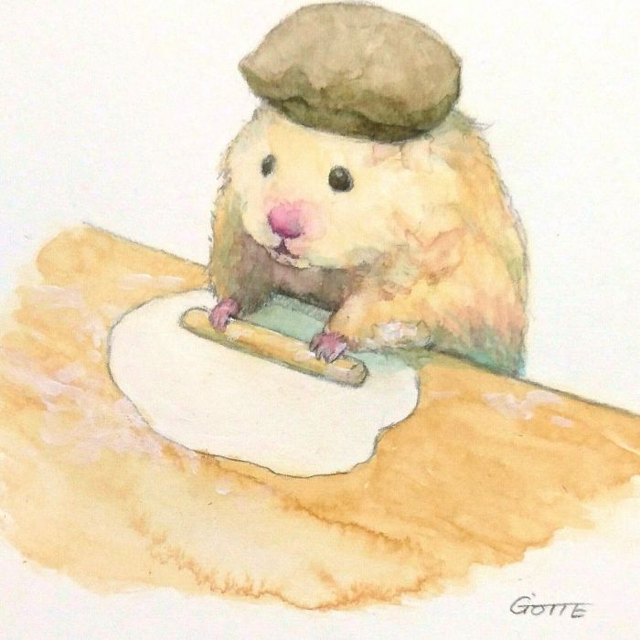 Artist Illustrates The Typical Life Of A Japanese Hamster And The Result Is Very Cute Artist Illustrates The Typical Life Of A Japanese Hamster And The Result Is Very Cute