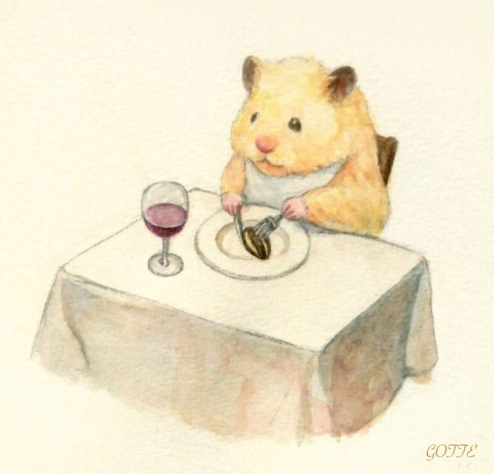 Artist Illustrates The Typical Life Of A Japanese Hamster And The Result Is Very Cute Artist Illustrates The Typical Life Of A Japanese Hamster And The Result Is Very Cute