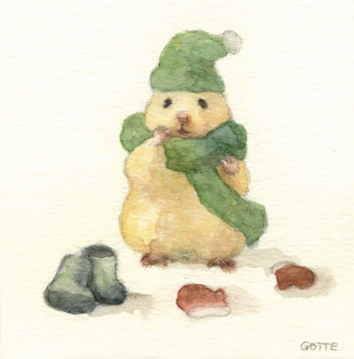 Artist Illustrates The Typical Life Of A Japanese Hamster And The Result Is Very Cute Artist Illustrates The Typical Life Of A Japanese Hamster And The Result Is Very Cute