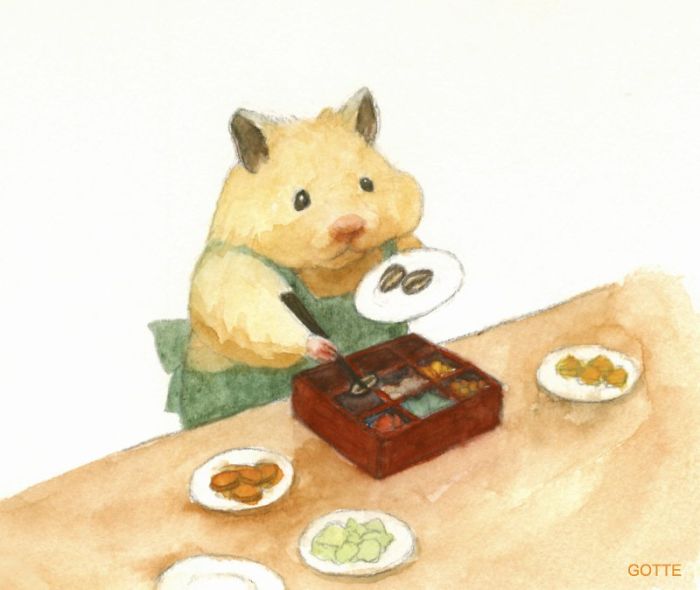 Artist Illustrates The Typical Life Of A Japanese Hamster And The Result Is Very Cute Artist Illustrates The Typical Life Of A Japanese Hamster And The Result Is Very Cute