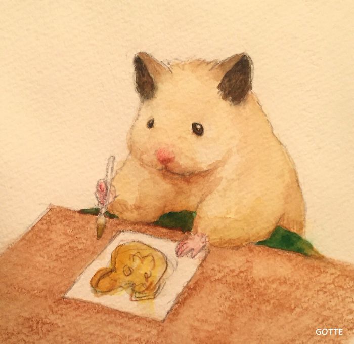 Artist Illustrates The Typical Life Of A Japanese Hamster And The Result Is Very Cute Artist Illustrates The Typical Life Of A Japanese Hamster And The Result Is Very Cute