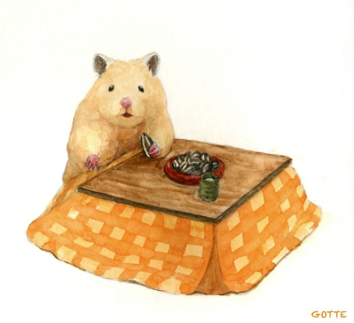 Artist Illustrates The Typical Life Of A Japanese Hamster And The Result Is Very Cute Artist Illustrates The Typical Life Of A Japanese Hamster And The Result Is Very Cute