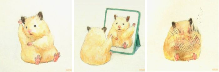 Artist Illustrates The Typical Life Of A Japanese Hamster And The Result Is Very Cute Artist Illustrates The Typical Life Of A Japanese Hamster And The Result Is Very Cute