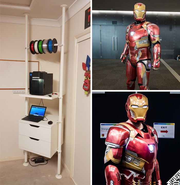 Proof That Perseverance Pays Off... My Full Iron Man Suit, Printed In Many, Many Pieces On My Tiny Up Mini Over 6 Months Proof That Perseverance Pays Off... My Full Iron Man Suit, Printed In Many, Many Pieces On My Tiny Up Mini Over 6 Months