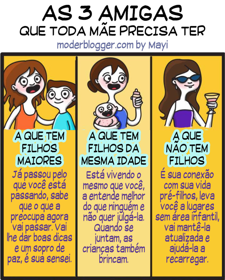 20 Ilustrações de uma mãe que conta como é o lado B de ter filhos