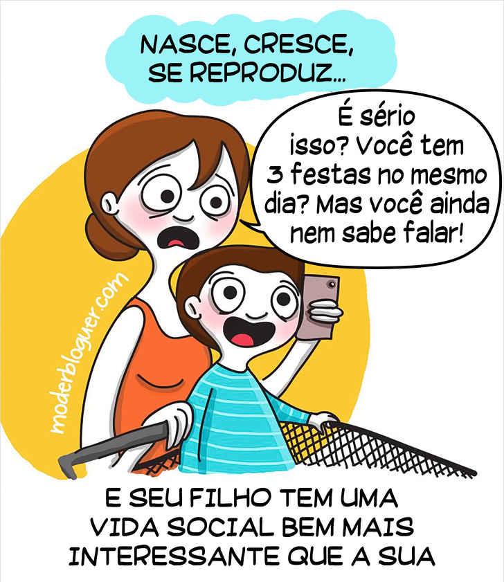 20 Ilustrações de uma mãe que conta como é o lado B de ter filhos