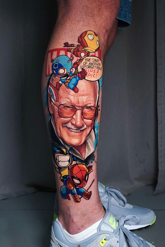 45 Inspiring Looking Leg Tattoos Full Of Imaginations Small Joys