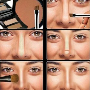 Resultado de imagen de Cómo hacer las lÃneas de contorno en tu nariz