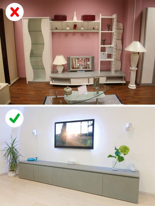 10 Trucos de diseño de interiores que ya pasaron de moda