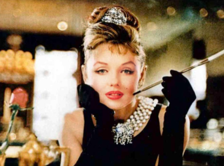 marilyn monroe en desayuno en tiffany