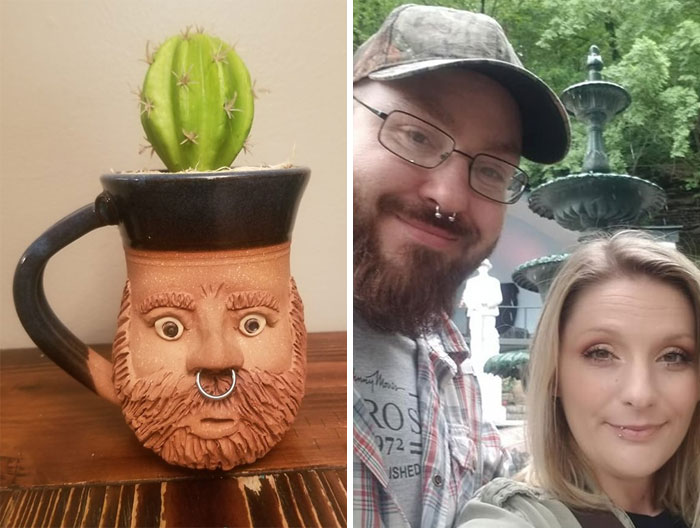 Saw This Coffee Cup At A Local Flea Market And Was Prepared To Pay Whatever It Cost Since It Looks Exactly Like My Husband