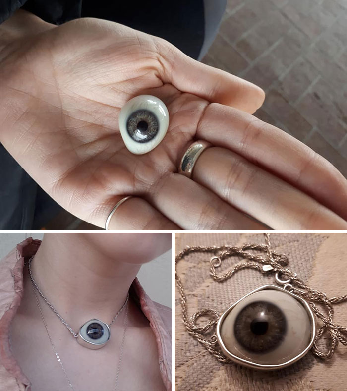 I Bought An Antique (1910ish) Glass Eye At A Vintage Show