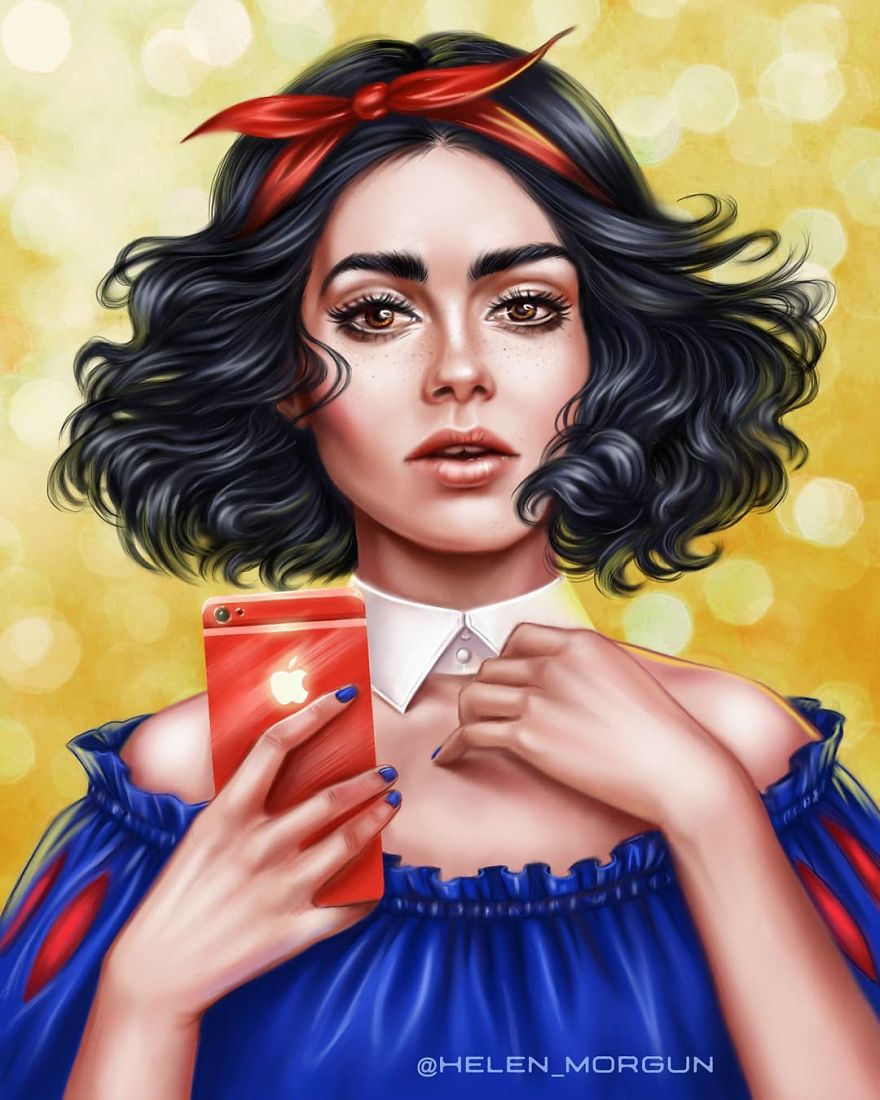 Lily Collins As Snow White