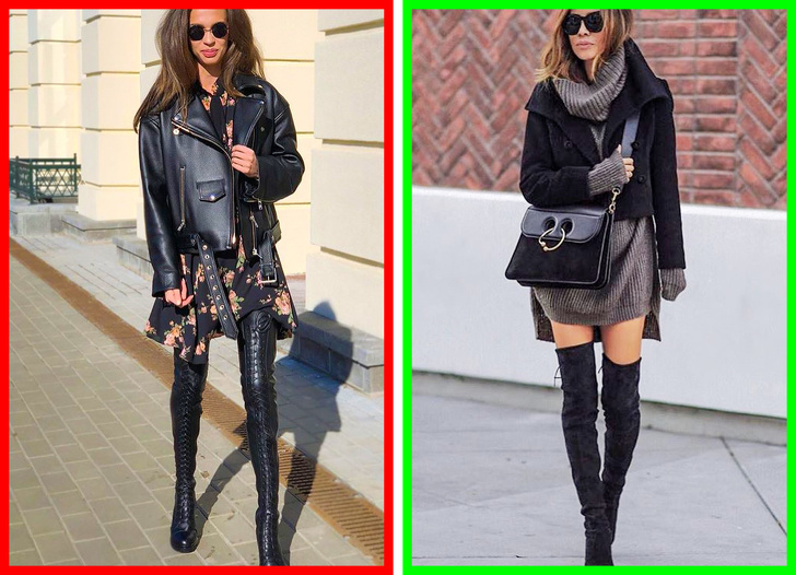 8 Combinaciones de ropa que ridiculizan tu look (nunca uses un vestido de cóctel con botas altas)