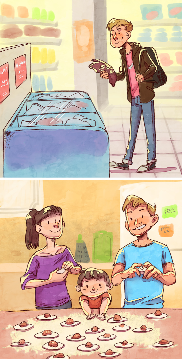 15 Quadrinhos sobre como é a vida antes e depois do casamento