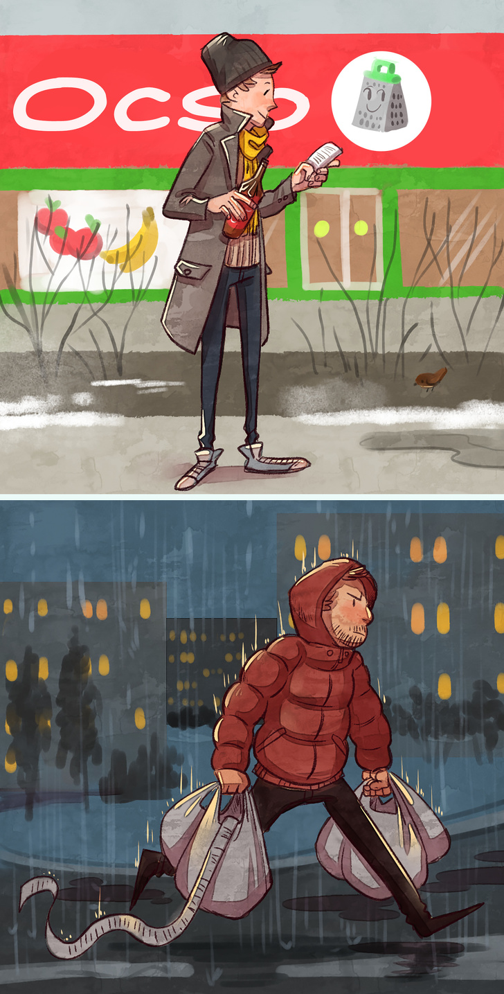 15 Quadrinhos sobre como é a vida antes e depois do casamento