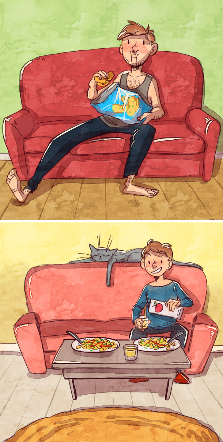 15 Quadrinhos sobre como é a vida antes e depois do casamento