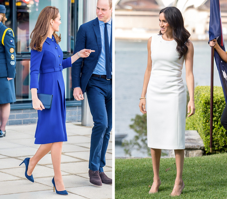 11 Trucos gracias a los cuales Kate Middleton y Meghan Markle salen muy bien en las fotos