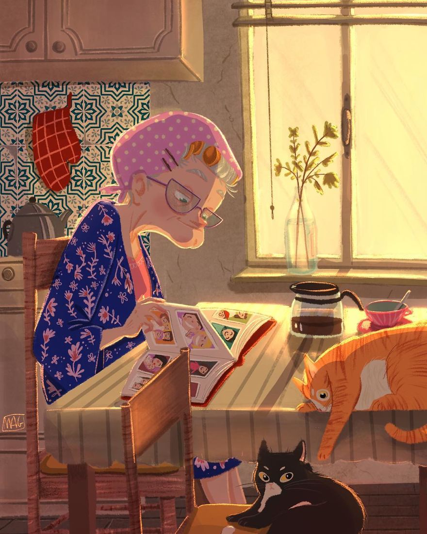 Italian Illustrator Shows In Sweet Illustrations That Even Cats Being Independent, They Can Be His Best Friends Italian Illustrator Shows In Sweet Illustrations That Even Cats Being Independent, They Can Be His Best Friends