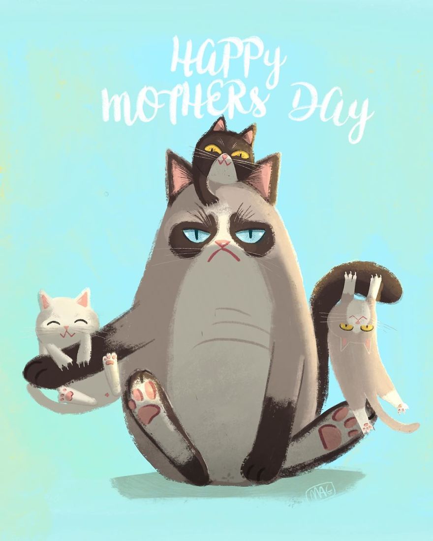 Italian Illustrator Shows In Sweet Illustrations That Even Cats Being Independent, They Can Be His Best Friends Italian Illustrator Shows In Sweet Illustrations That Even Cats Being Independent, They Can Be His Best Friends