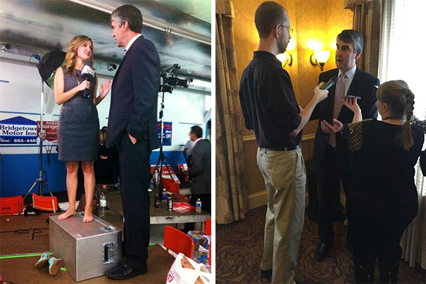 At 6'5", NS Premier Stephen McNeil Looked Pretty Tall On Election Night. At 6'9", I May Have Shattered That Illusion Today At 6